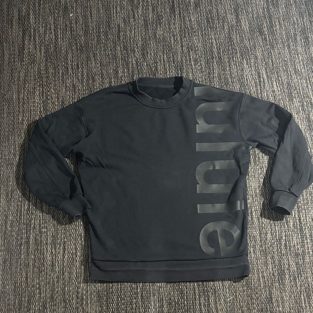 Lululemon Perfectly Oversized Crew Logo limited edition SPELLOUT